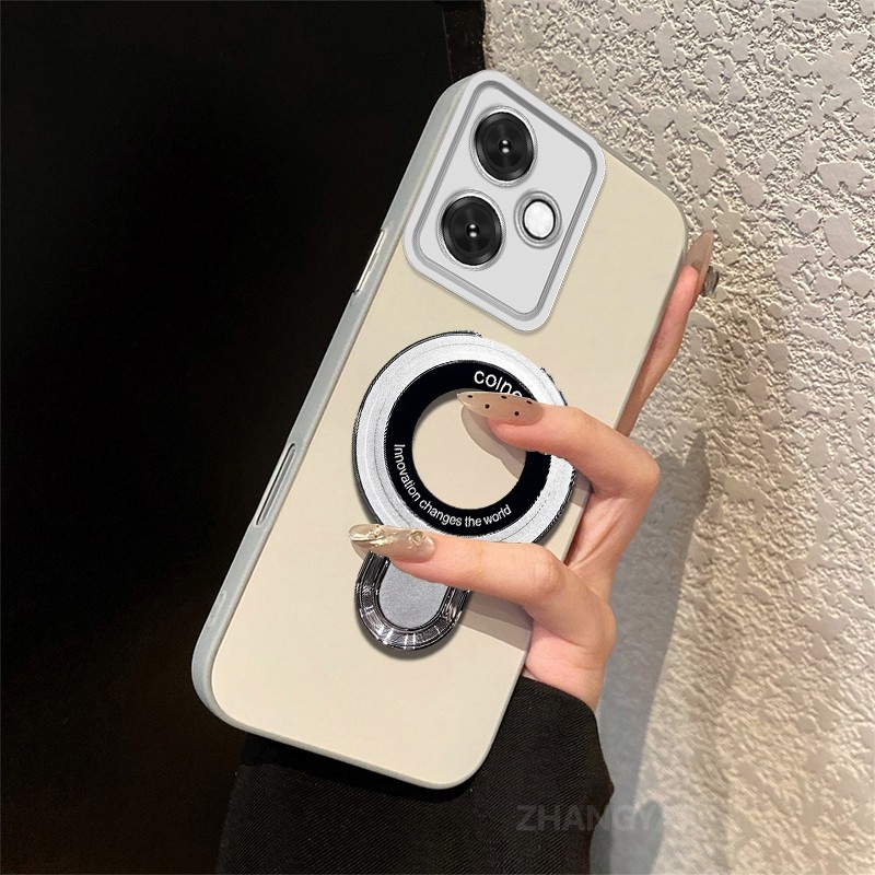 ZXCL สําหรับ vivo V60 Lite V60 5G V60E เคสโทรศัพท์ High-End เลนส์รวมทุกอย่าง U-Shaped Bracket Gold T