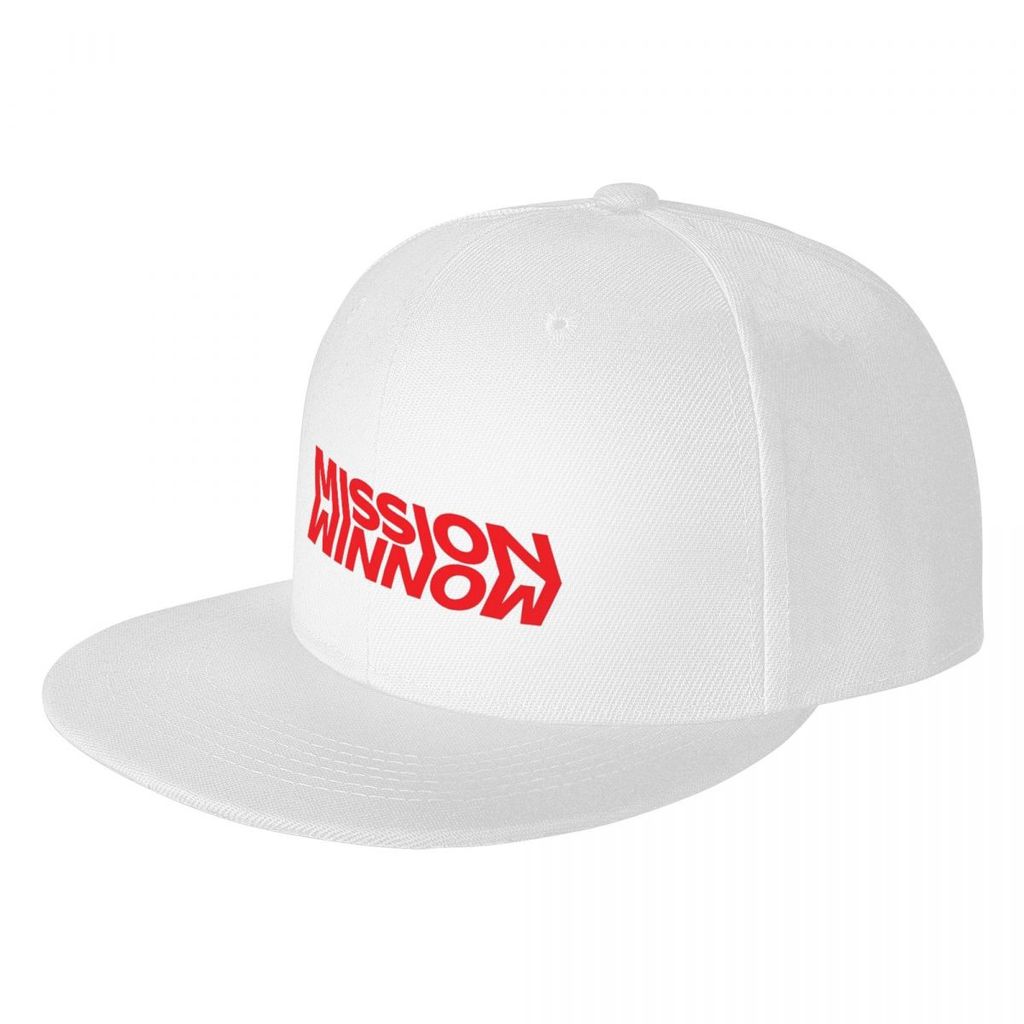 โลโก้ Scuderia Ferrari Mission Winnow (1) หมวกกันแดดแบนสําหรับผู้ใหญ่พิมพ์ลายหมวกฮิปฮอปเต้นรําหมวกปี