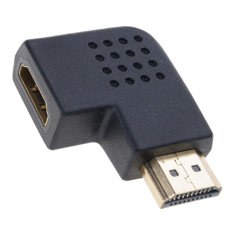 WU 4K HDTV 1 4 Extender อะแดปเตอร์ 90 องศามุมขวาตัวแปลงชายหญิง 4K Connector รองรับ 1920x1080 สําหรับ