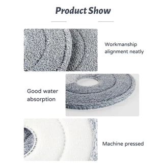 4/8pcs หนาและ multifunctional backing mop เหมาะสม หุ่นยนต์กวาดพื้นเปลี่ยนม็อบ