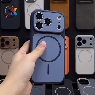 สไตล์เว็บไซต์อย่างเป็นทางการ อัพเกรด iPhone 17Magnetic ใหม่เคสโทรศัพท์สําหรับ iPhone 17Pro 13 14 15 16 17 Pro Max 11 12 ปลอกซิลิโคน + PC Magnetic กันกระแทกฝาครอบป้องกัน