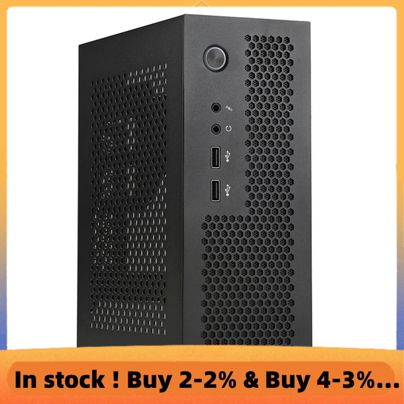 A09 HTPC เคสคอมพิวเตอร์ Mini ITX Gaming PC แชสซีเดสก์ท็อปแชสซี USB2.0 เคสคอมพิวเตอร์ เคสคอมพิวเตอร์ท