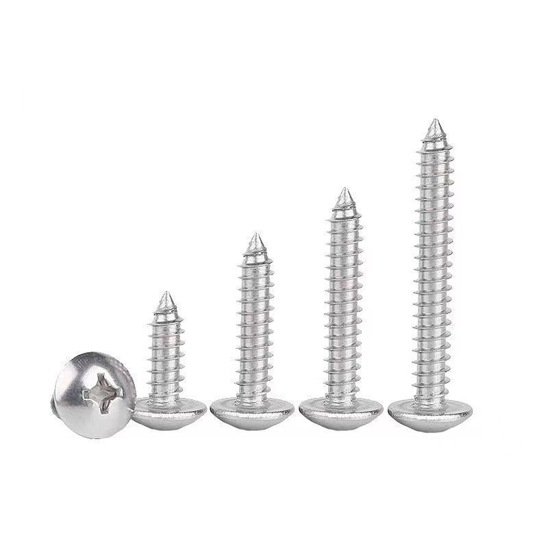 น็อต สกรู หัวร่ม หัวกระทะ แฉก T+ สแตนเลส 304 เกลียวปล่อย /Truss an Head Phillip Tapping Screw  size M3/M3.5/M4/M4.2/M5/M6 * L6-100mm (ZH-PFH1) ราคา ถูกที่สุด ดีลบีเคเค แกลเลอรีภาพที่ 7