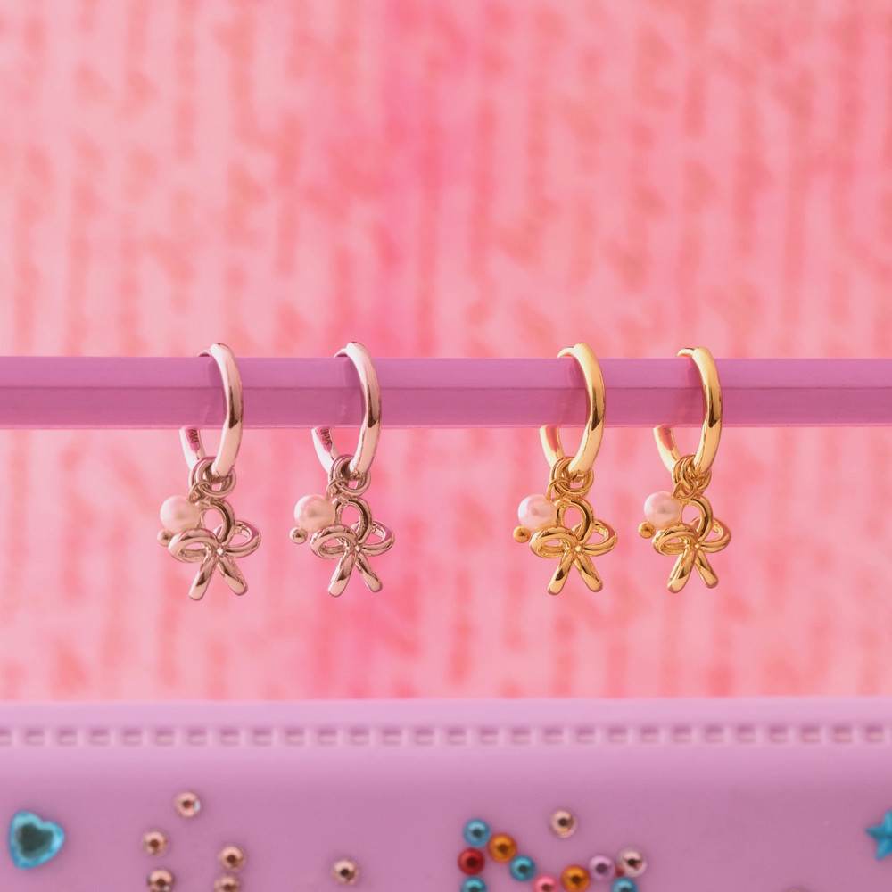 YVIS Bendy Hoop Brass Earring - Doodle Collection
