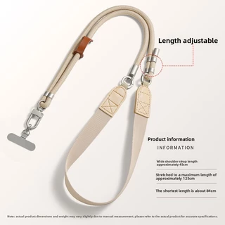สายรัดโทรศัพท์มือถือ 3-in-1 สายรัดไหล่ที่ถอดออกได้และปรับได้