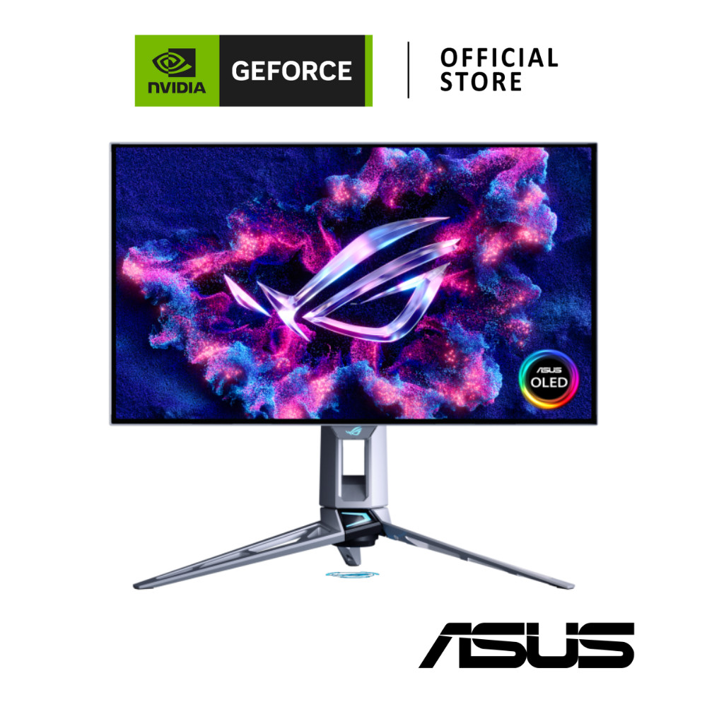 ASUS ROG Swift OLED | 27" OLED (QHD 540Hz, HD 720Hz) 0.02ms | Monitor จอมอนิเตอร์ (PG27AQWP-W)