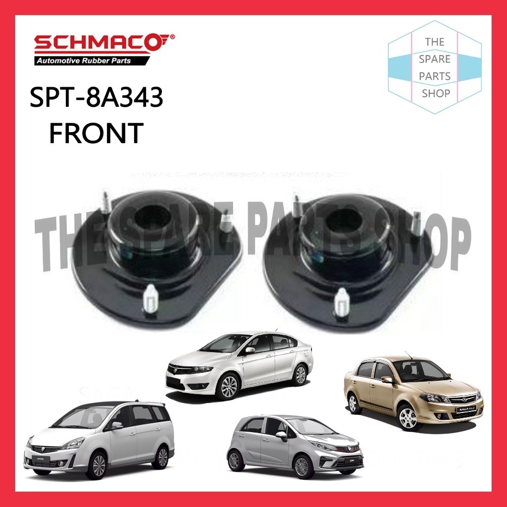 PROTON SAGA BLM FLX SAVVY IRIZ EXORA PREVE SUPRIMA S ด้านหน้า ABSORBER MOUNTING SCHMACO SPT-8A343