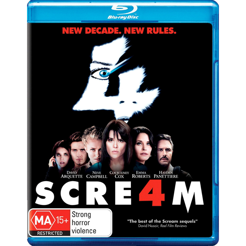 [ภาษาอังกฤษ][คลังสินค้าพร้อม] ภาพยนตร์ Blu-ray HD 4K UHD 1080P Scream 4