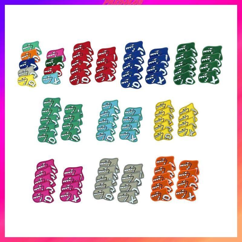 [Predolo2] 9x Golf Iron Covers Set Golfer Player for Women Men Golf Club Head Covers