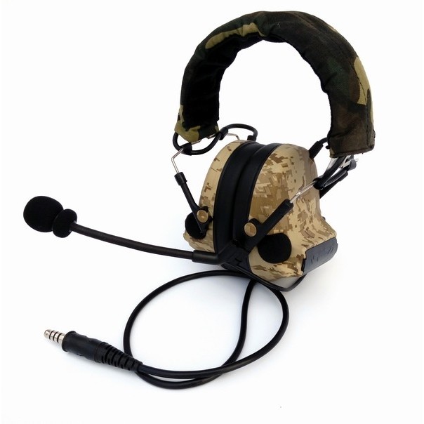 Comtac-II Noise Cancelling Pickup ชุดหูฟังดิจิตอลลายทะเลทราย Desert Digital