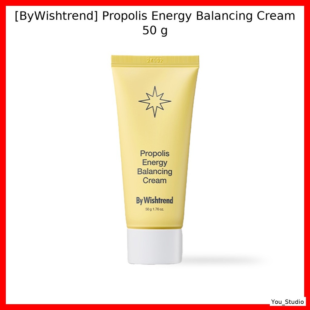 [By Wishtrend] Propolis Energy Balancing Cream 50g / Healthy Glow สําหรับทาผิวยาง! Soothing & Nouris