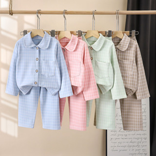 ชุดนอนเด็ก สไตล์ใหม่ สำหรับฤดูใบไม้ร่วงและฤดูหนาว พร้อมคาร์ด…