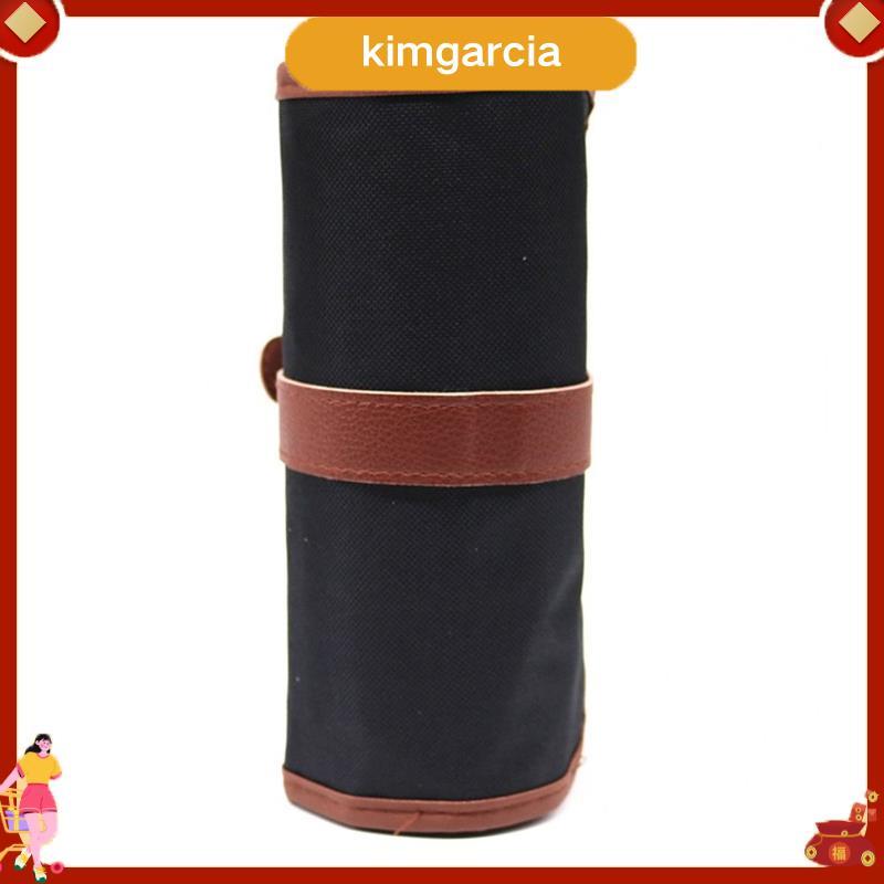 kimgarcia Pencil Wrap Curtain Pencil Bag Makeup Wrap Holder 24 Slot