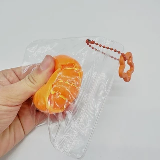 ตลกสีส้ม Squishy ของเล่นนุ่มจําลองผลไม้ความเครียดบรรเทาของเล่นเด็กผู้ใหญ่ Fidget ของเล่น