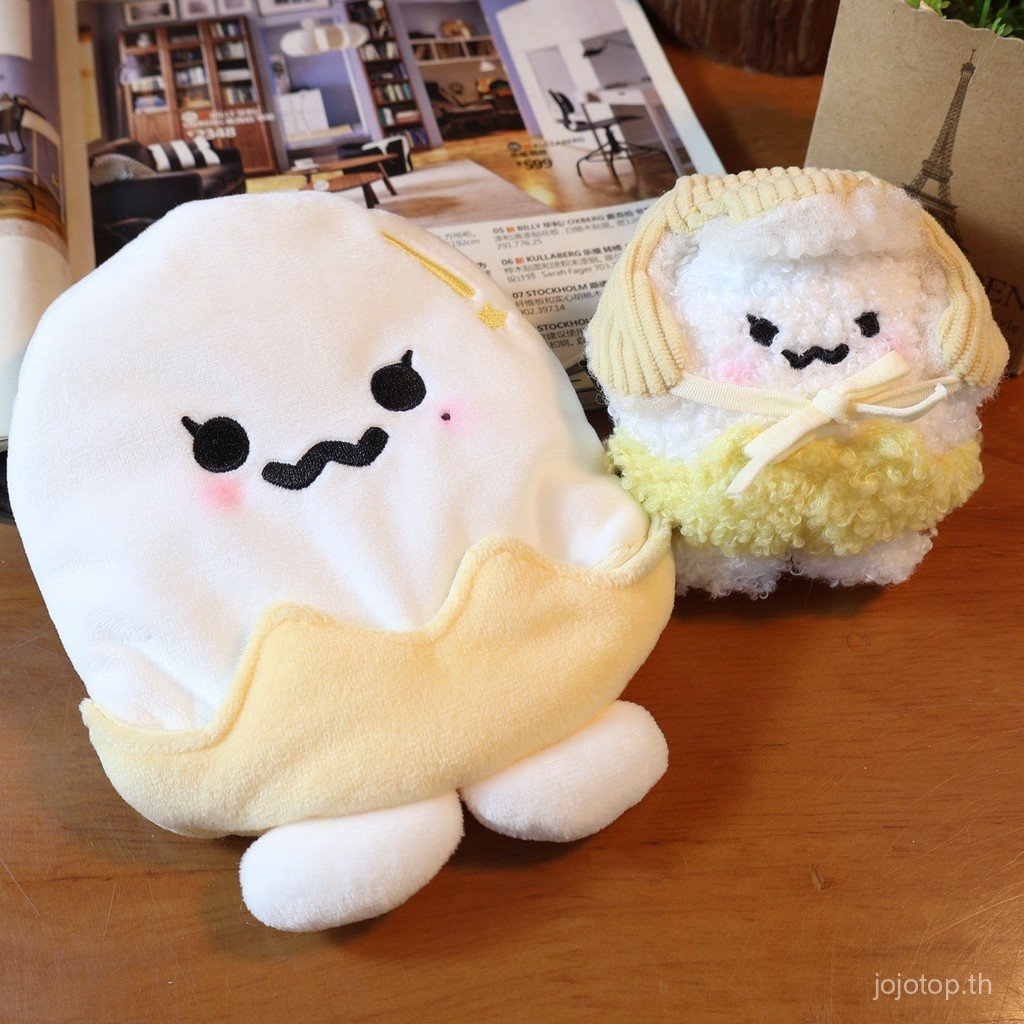 ของแท้ Girls Generation Jin Taeyeon 10th Anniversary Exhibition Warm Baby Thai Egg Plush Doll Pendan