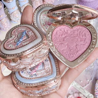 FLOWER KNOWS Blush Rabbit Garden Series Quick-Dry Blush นูน Matte Satin Smooth Face
