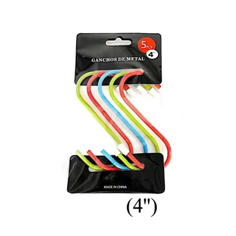 ZJ HOPME ตะขอแขวนรูปตัว S ทำจากแสตนเลส ไม่เป็นสนิม 7PCS3นิ้ว 5PCS4นิ้ว เกี่ยวแน่นรับ