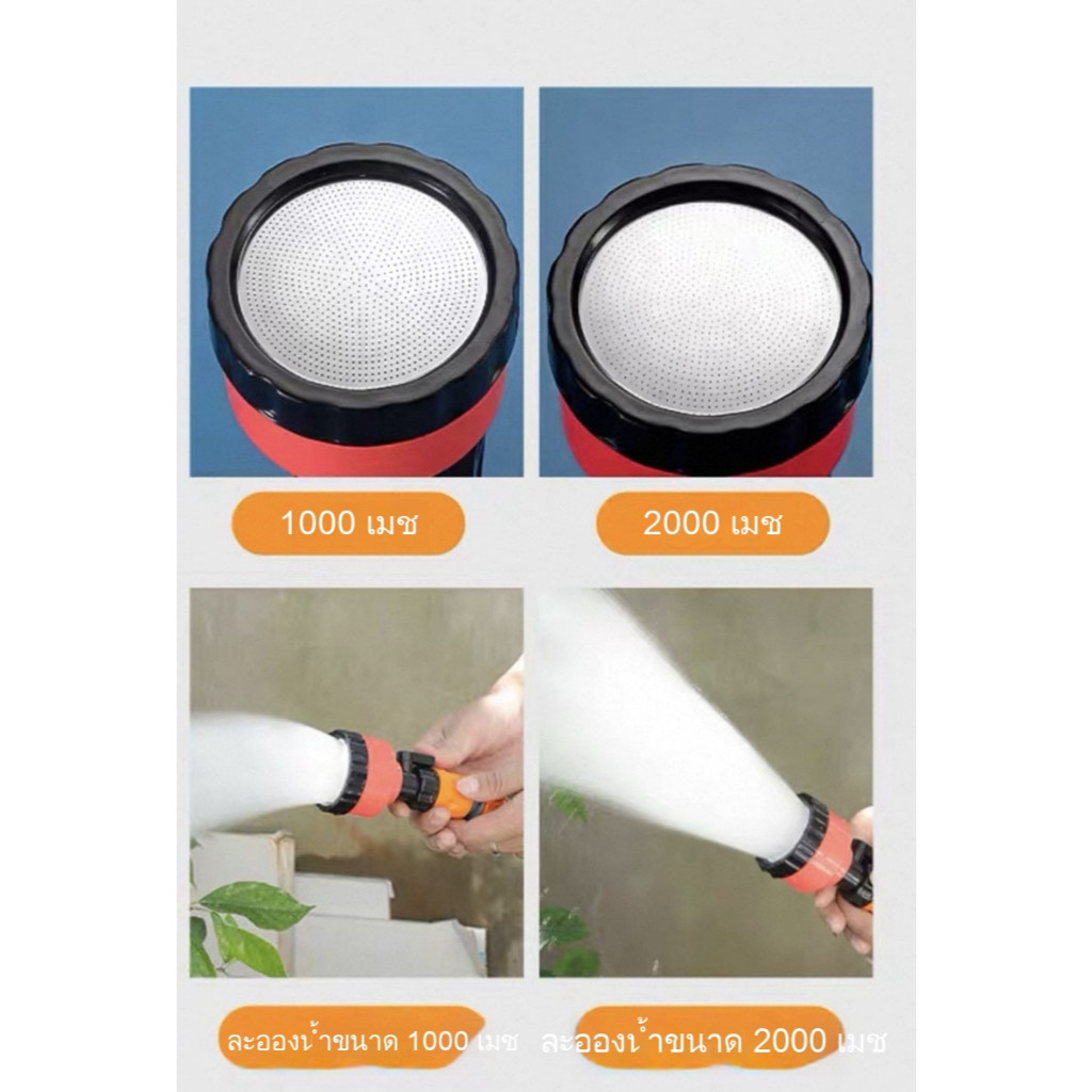 DZBฝักบัวรดน้ำ 2000 รู และ 1000 รู ขนาด 4หุน,5-6หุน ฝักบัวรดน้ำแคคตัส ฝักบัวรดน้ำบอนไซ ฝักบัวรดน้ำต้นไม้ มเร็ว รดน้ำนุ่ม - รูปที่ 3