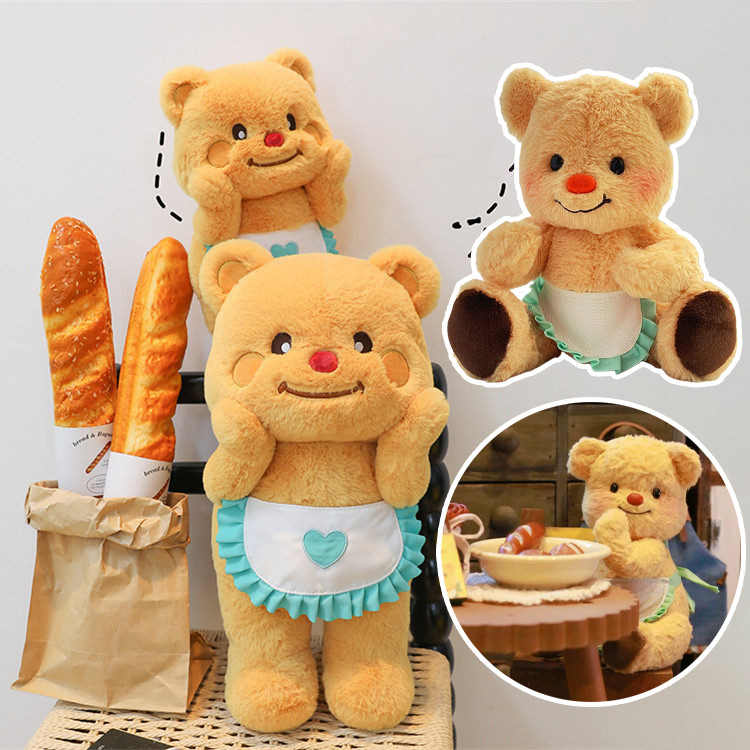 หมี บัตเตอร์แบร์ การเคลื่อนไหวร่วม Butter Bear ตุ๊กตา น่ารักมาก