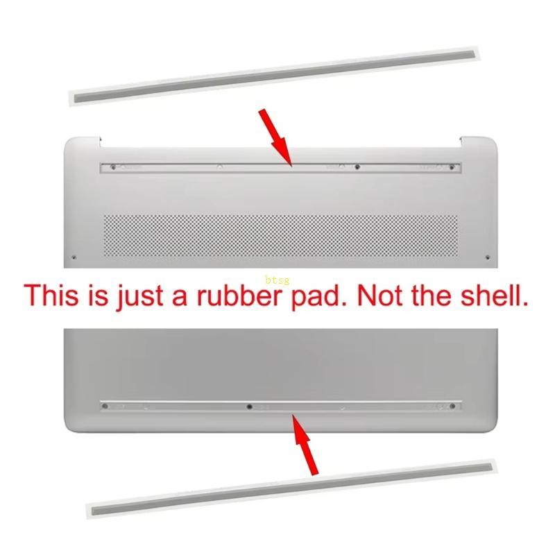 Btsg 2 ชิ้นแล็ปท็อปยางฟุตแถบ NonSlip เปลี่ยนด้านล่างกรณีฟุต Pad สําหรับ 15SFR FQ 15-DY EF TPN-Q222 Q