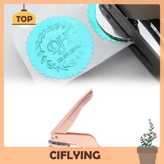 Scrapbook Stickers Portable Steel Stamp Pliers Brass Discs Stamping Blanks Engraving Metal Tags Pattern Embossed Seal Machine for Letter Head Wedding Envelope Leather