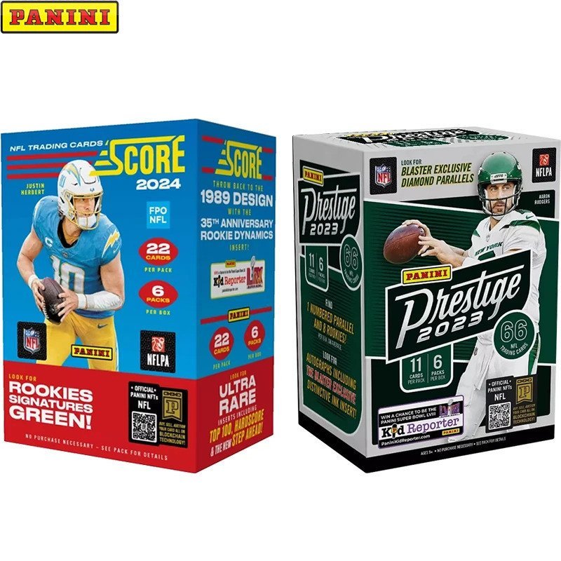 Panini Scale Score คอลเลกชันการซื้อขายฟุตบอลการ์ด NFL Blaster Box Seek Limited Signature จัดส่งรวดเร