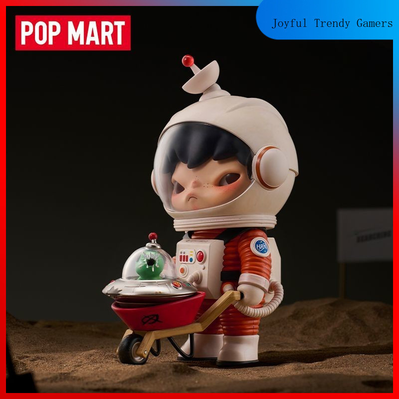 ของแท้อย่างเป็นทางการ POPMART Hirono Hirono Hirono กําลังมองหารูปคนต่างด้าวแฟชั่นอินเทรนด์ของเล่นเคร