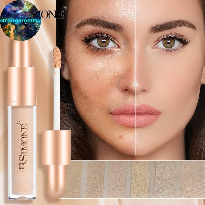Strongaroetrtu 6 สี Liquid คอนซีลเลอร์ High Coverage กันน้ํายาวนาน Non Drying Cover สิว Dark Circles