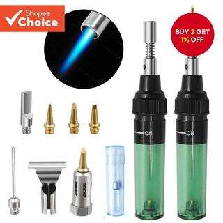 1300°C Butane Gas Soldering Iron Welding Pen Torch Cordless Soldering Iron with Butane Tip Tool for DIY