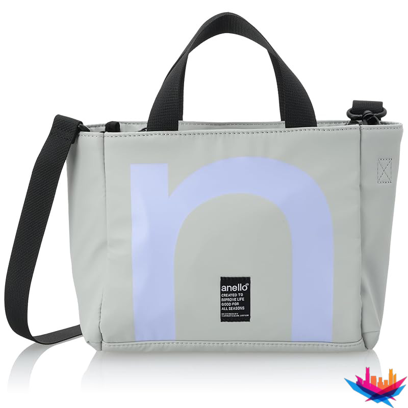 OVER LOGO 2WAY Waterproof A5 Tote Bag