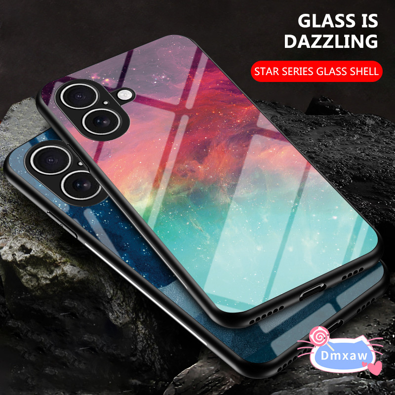 น่ารัก Starry Sky แก้วเคสโทรศัพท์สําหรับ Vivo iQOO Z10X Z9S Z7 Z7X Z6 Pro Z6X Z3 Z1 U5X U5E 5G 4G หร