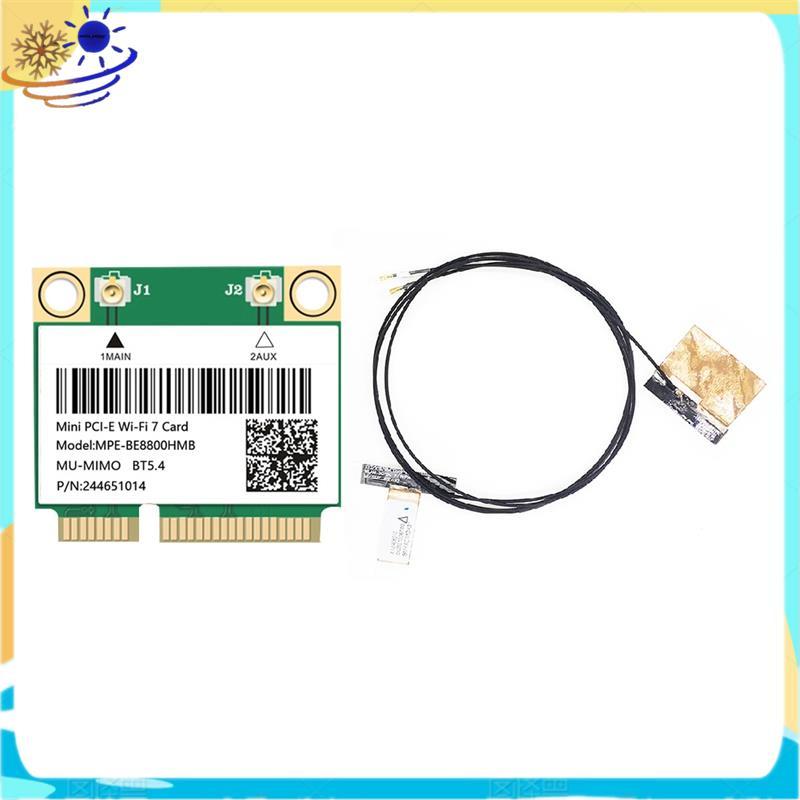 [Xenia] Mini-Pcie BE200 WIFI7 8774M Tri Band 2.4G/5G/6Ghz WiFi 7 Wifi Card Adapter เครือข่ายไร้สายสํ