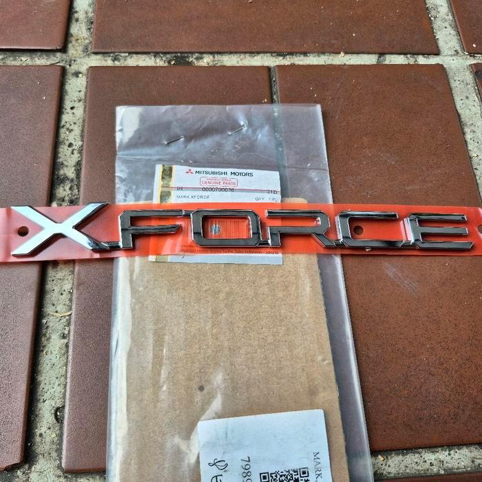 สัญลักษณ์หลัง Mitsubishi Xforce XFORCE ดั้งเดิม (ราคาต่อ 1 ชิ้น)