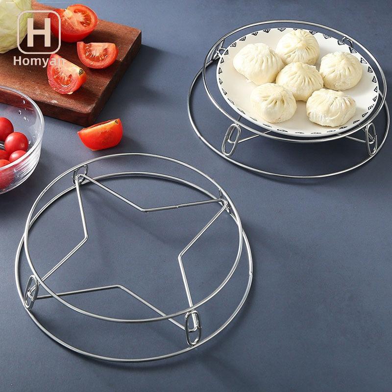 Tianyuaneee รอบหม้อ Holde Multi-function Place Firmly อุปกรณ์ครัวหม้อและ Pan ผู้ถือหม้อ Pad สแตนเลสดี - รูปที่ 3