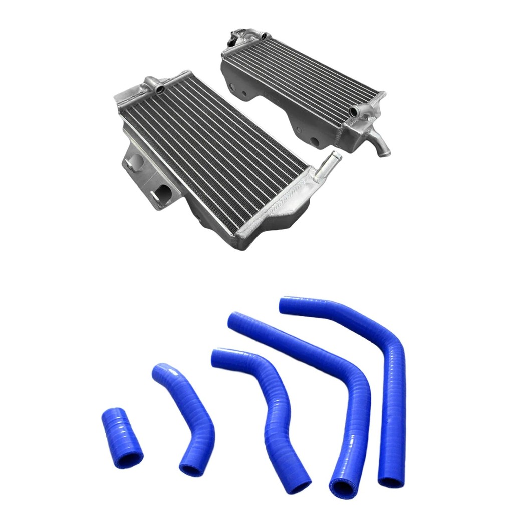 สําหรับ HONDA CR125 CR125R CR 125 R 2005 2006 2007 หม้อน้ําอลูมิเนียม + ชั่วโมง