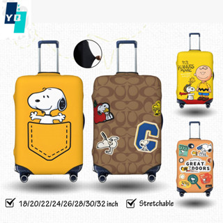 In StockSnoopy ฝาครอบป้องกันกระเป๋าเดินทางส่วนบุคคลยืดกระเป๋…