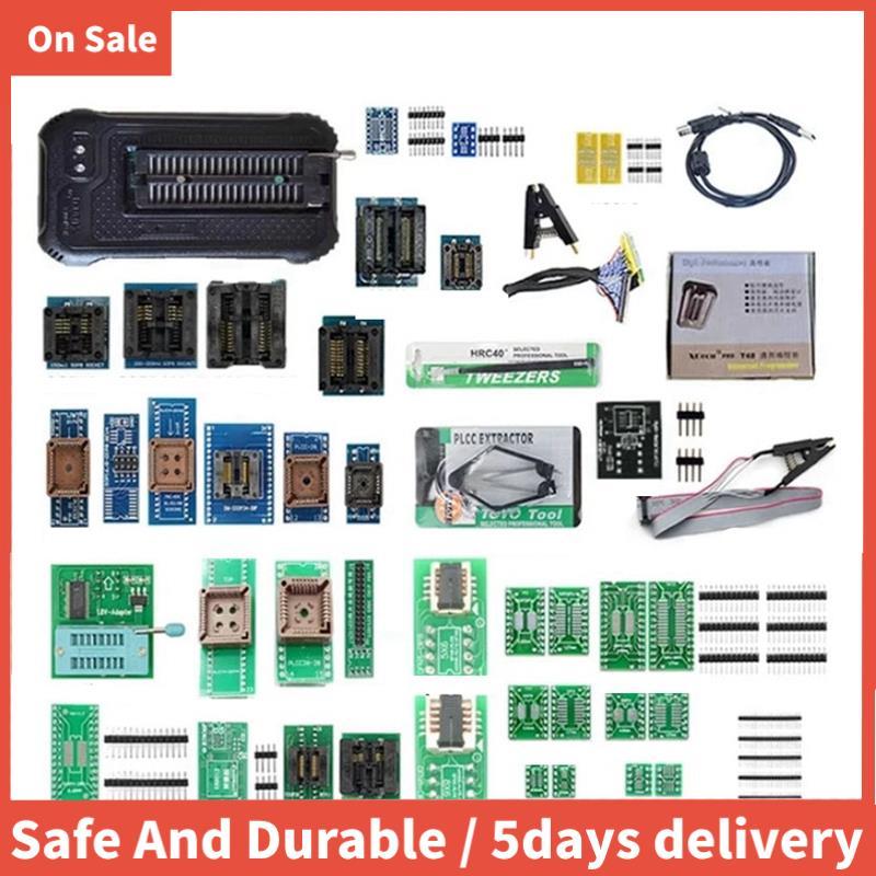 T48 TL866II USB Universal Programmer สําหรับ T48 USB Universal Programmer 42 อะแดปเตอร์สนับสนุน 7386