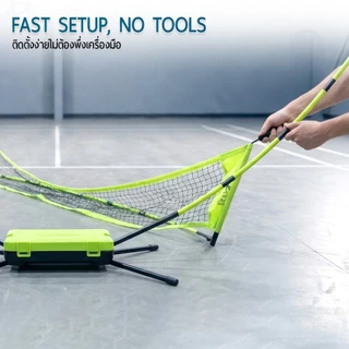 9Gadget - ตาข่ายแบดมินตันพกพา เน็ตแบดมินตันพับได้ อุปกรณ์กีฬาถอดประกอบได้ เล่นในและนอกบ้าน Portable Badminton Net Set