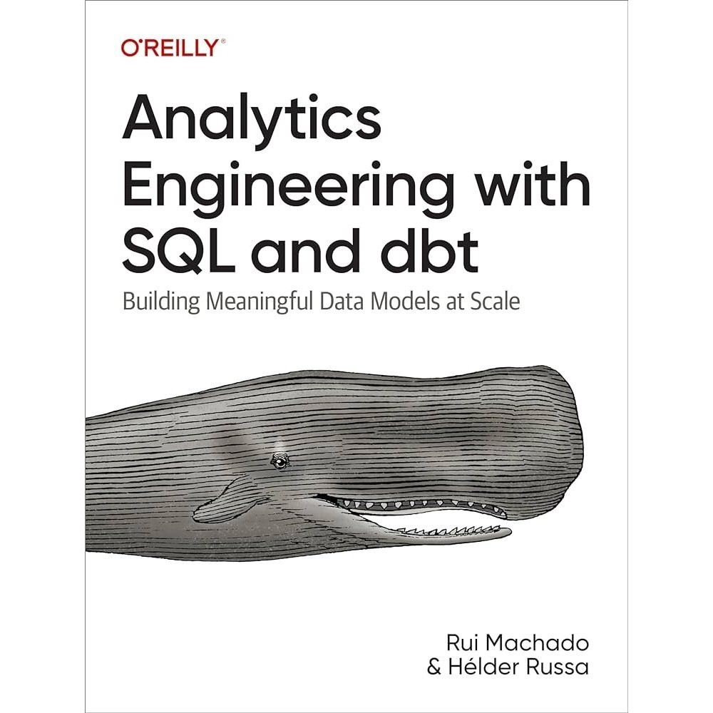 ขายหนังสือวิศวกรรมการวิเคราะห์ที่มี SQL และ dbt