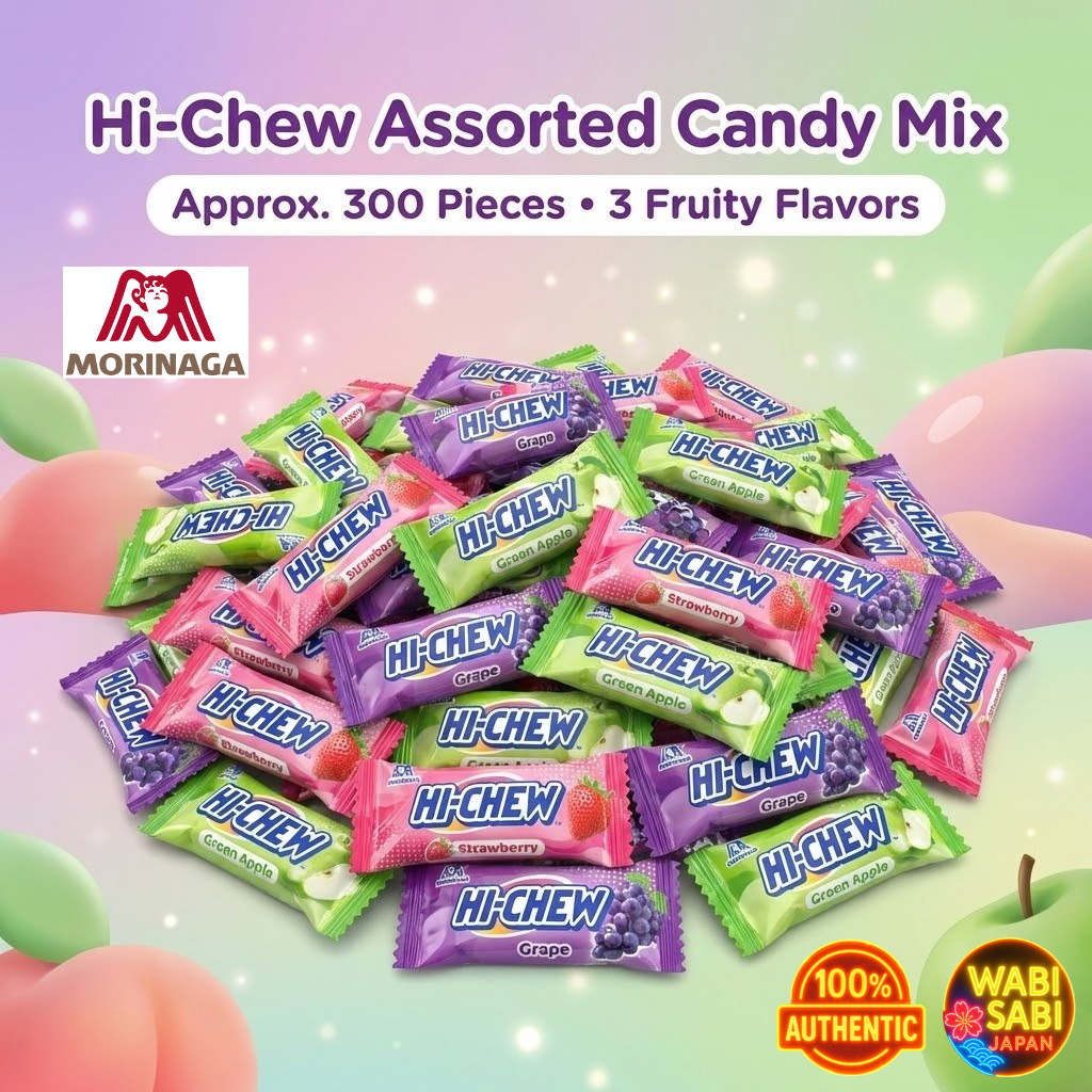 Morinaga HI-CHEW Assorted Candy - Approximately 300 Pieces