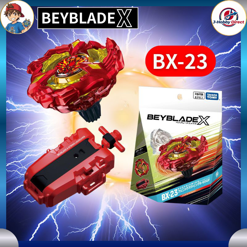 [Japan Direct] Takara Tomy Beyblade X BX-23 Starter Phoenix Wing 9-60GF String Launcher Authentic