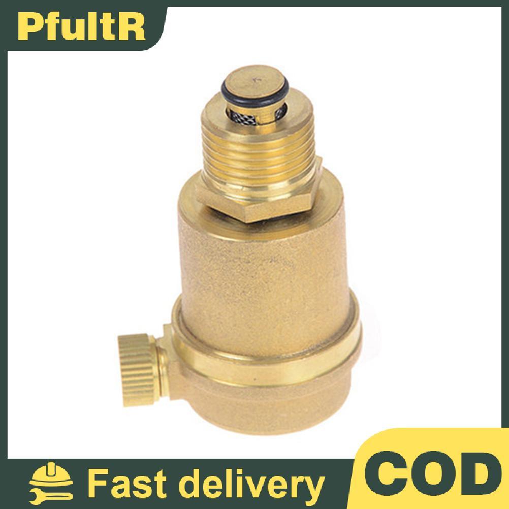 Null 1/2 "ทองเหลือง Air Vent วาล์วความดัน Vent วาล์วสําหรับเครื่องทําน้ําอุ่นพลังงานแสงอาทิตย์บรรเทา null