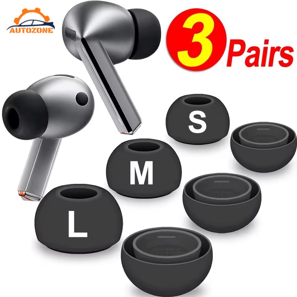 1/3 ชิ้น S/M/L ซิลิโคนอ่อน Eartips Earplug - สําหรับ Samsung Galaxy Buds3 Pro - เปลี่ยนหูฟังเคล็ดลับ