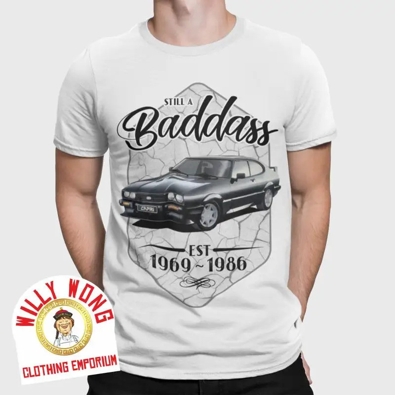 เสื้อยืดรถ Capri สุดเท่ห์ สไตล์เรโทร 70S 80S 90S Jack Racer London Uk Garage