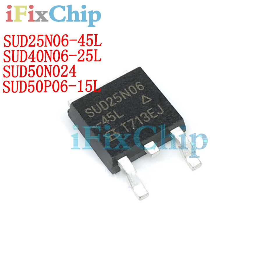 5pcs SUD25N06-45L SUD40N06-25L SUD50N024 SUD50P06-15L SUD25N06 SUD40N06 SUD50N024 SUD50P06 TO-252 Fi