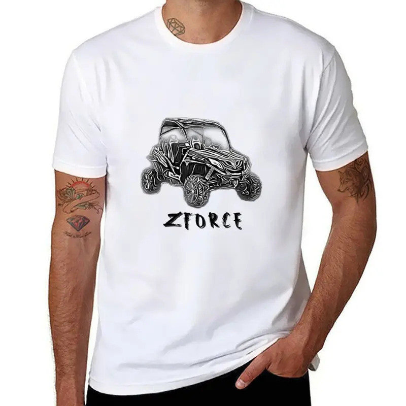 Cf moto zforce utv side by side T-Shirt t shirt man designer t shirt man casual T-Shirt