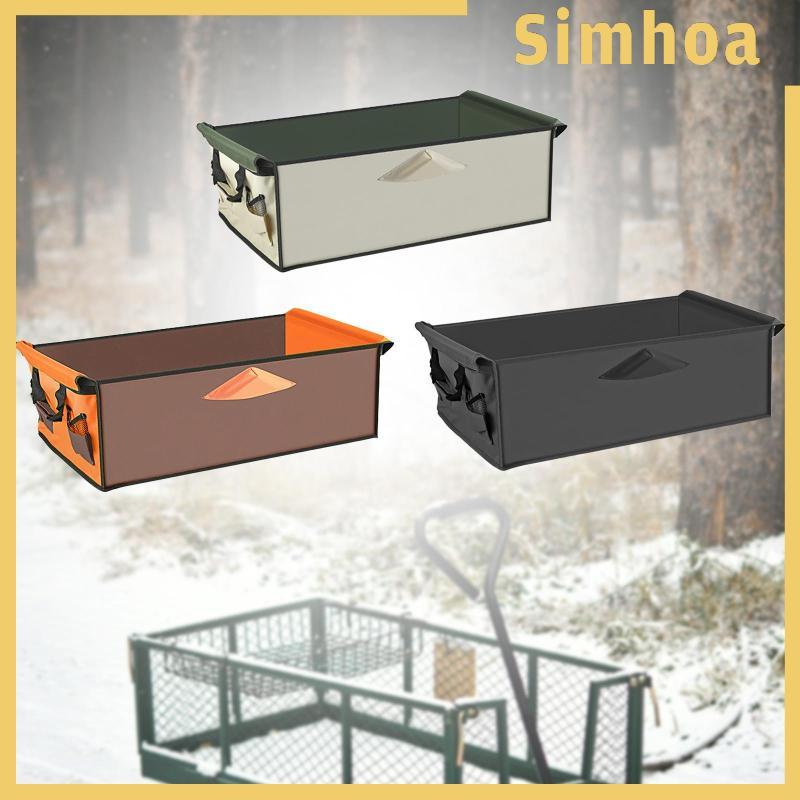 [SIMHOA] Wagon Liner Portable Camping Cart Liner Trolley Cart Liner Wagon Cloth Pocket for Picnic Ca