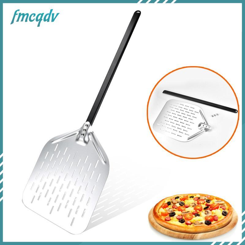 [fmcqdv] Pizza Peel Perforated Pizza Peel เครื่องครัวเครื่องมืออบพิซซ่า Turner Pizza