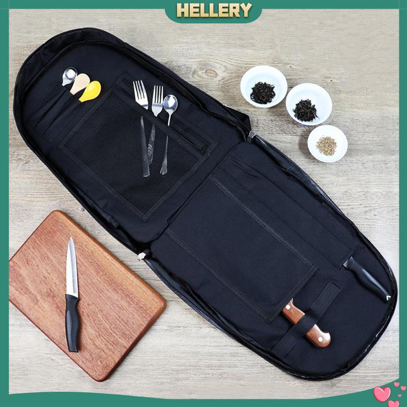 [HelleryTH] Camping Utensils Bag Chef Bag for Kitchen Tools Cutlery Utensils Forkes
