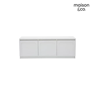 SB Design Square ตู้วางทีวี ขนาด 150 ซม. รุ่น Solla สีขาว (150x40x55 ซม.) แบรนด์ MAISON&CO.